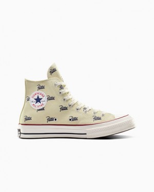 Beige White / Blue Converse Converse x Patta Chuck 70 Women Sneakers Canada | C-16037459