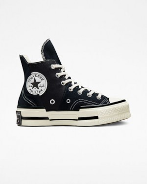 Black Converse Chuck 70 Plus Women Sneakers Canada | C-64209539