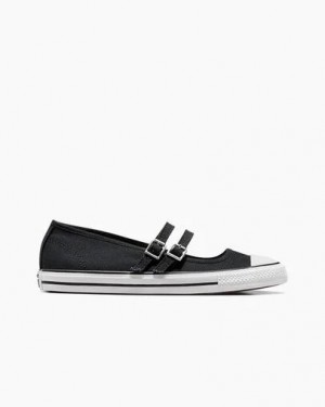 Black Converse Chuck Taylor All Star Dainty Women Mary Jane Canada | C-48653029