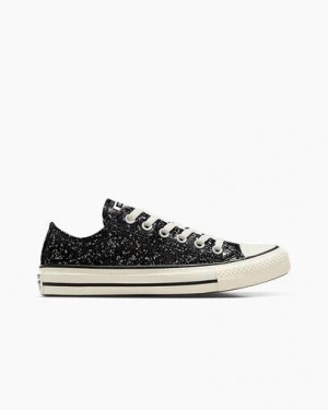 Black Converse Chuck Taylor All Star Glitter Women Sneakers Canada | C-76235989