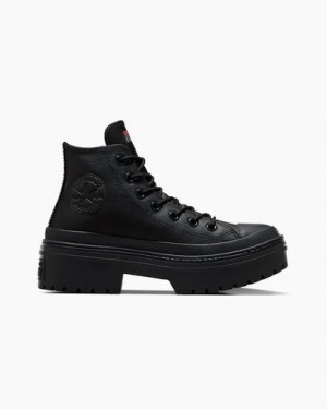 Black Converse Chuck Taylor All Star Lugged Heel Platform Waterproof Women Boots Canada | C-96350419