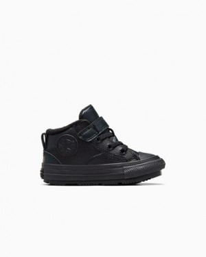Black Converse Chuck Taylor All Star Malden Street Kids' Boots Canada | C-86397159