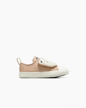 Black Converse Chuck Taylor All Star One Strap Sherpa Bear Kids' Sneakers Canada | C-87326049