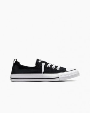 Black Converse Chuck Taylor All Star Shoreline Women Slip On Shoes Canada | C-69184509