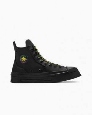 Black Converse Converse x Daily Paper Chuck 70 De Luxe Squared Men Sneakers Canada | C-76924139