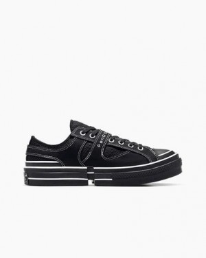Black Converse Converse x Feng Chen Wang 2-in-1 Chuck 70 Women Sneakers Canada | C-52807139