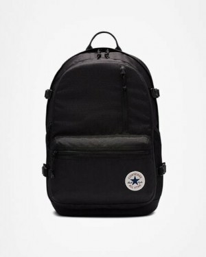 Black Converse Straight Edge Men Backpacks Canada | C-51963729