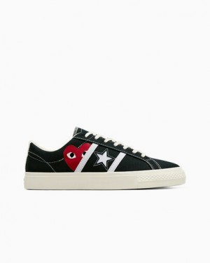 Black / Red Converse Converse x PLAY Comme des Garçons One Star Academy Pro Women Skate Shoes Canada | C-41259869
