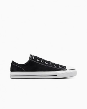 Black / White Converse CONS Chuck Taylor All Star Pro Suede Women Skate Shoes Canada | C-25031489