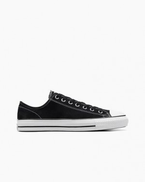Black / White Converse CONS Chuck Taylor All Star Pro Suede Women Skate Shoes Canada | C-94368709