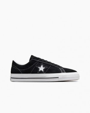 Black / White Converse CONS One Star Pro Suede Women Skate Shoes Canada | C-75491269