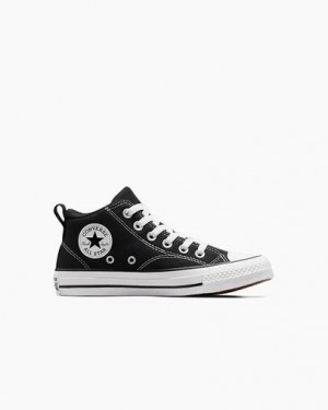 Black / White Converse Chuck Taylor All Star Malden Street Kids' Boots Canada | C-21873659