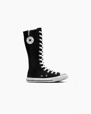 Black / White Converse Chuck Taylor All Star XHi Kids' Sneakers Canada | C-08796329