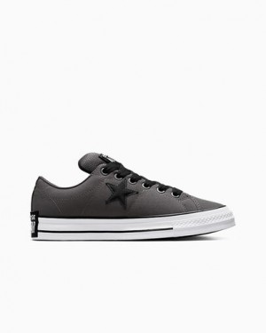 Black / White Converse One Star Puff Women Skate Shoes Canada | C-95124679