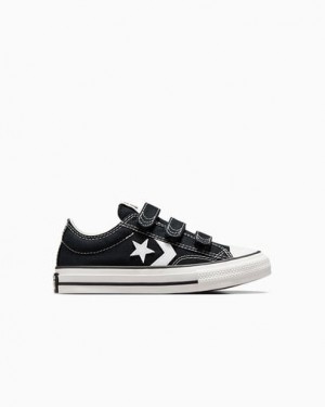 Black / White Converse Star Player 76 Kids' Sneakers Canada | C-98361049