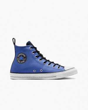 Blue / Black / White Converse Chuck Taylor All Star Vintage Athletic Women Sneakers Canada | C-03279149
