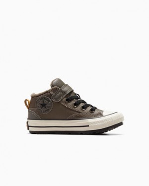 Brown / Black Converse Chuck Taylor All Star Malden Street Kids' Boots Canada | C-52468099