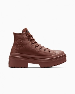 Brown / Black Converse Chuck Taylor All Star Lugged Heel Platform Waterproof Women Boots Canada | C-58734699