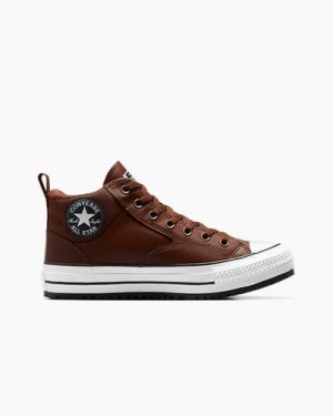 Brown / Brown / White Converse Chuck Taylor All Star Malden Street Men Boots Canada | C-23615049