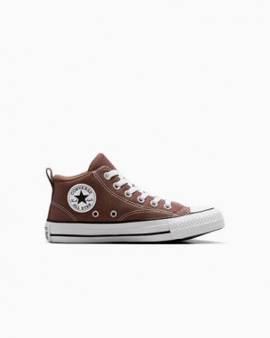 Brown / White / Black Converse Chuck Taylor All Star Malden Street Kids' Boots Canada | C-42790169
