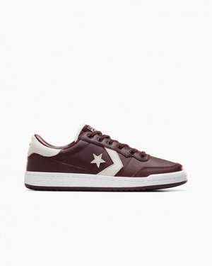 Burgundy / Purple / White Converse CONS Fastbreak Pro Leather & Nylon Men Skate Shoes Canada | C-84603519