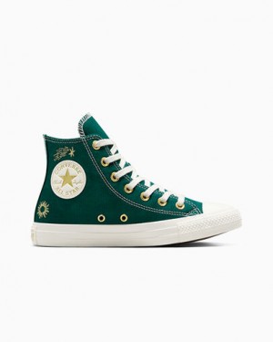 Gold Converse Chuck Taylor All Star Luck Charms Women Sneakers Canada | C-57261949