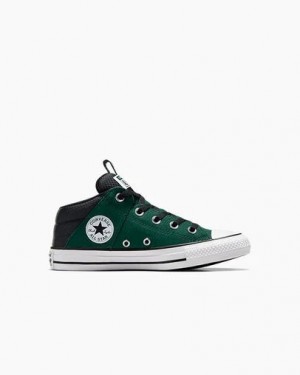 Green / Black / White Converse Chuck Taylor All Star Axel Sporty Kids' Boots Canada | C-76951329