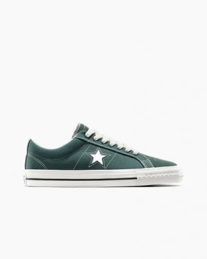 Green / Black / White Converse Converse x thisisneverthat One Star Pro Women Sneakers Canada | C-06921389