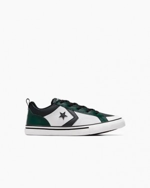 Green / Black / White Converse Pro Blaze Kids' Sneakers Canada | C-91307259