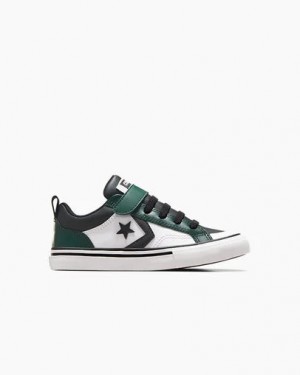 Green / Black / White Converse Pro Blaze Kids' Sneakers Canada | C-18092739