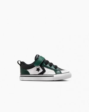 Green / Black / White Converse Pro Blaze Kids' Sneakers Canada | C-58492019