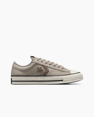 Grey Brown Converse Star Player 76 Luxe Women Tennis Shoes Canada | C-70193289