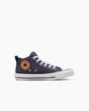 Grey Purple / White Converse Chuck Taylor All Star Malden Street Kids' Boots Canada | C-17924039