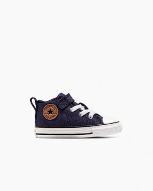Grey Purple / White Converse Chuck Taylor All Star Malden Street Kids' Canvas Shoes Canada | C-98125349