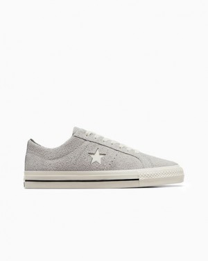 Grey / Black Converse CONS One Star Pro Suede Women Skate Shoes Canada | C-23968179