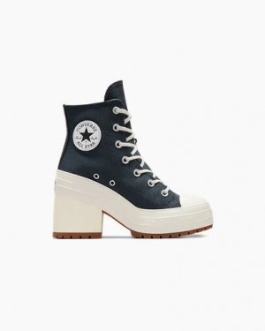 Grey / Black Converse Chuck 70 De Luxe Heel Women Sneakers Canada | C-48637299