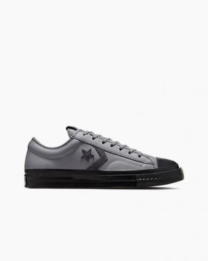 Grey / Black Converse Star Player 76 Luxe Women Tennis Shoes Canada | C-78136529