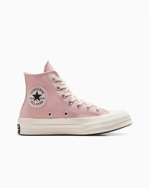 Grey / Pink Converse Chuck 70 Pearls & Studs Women Sneakers Canada | C-89372459