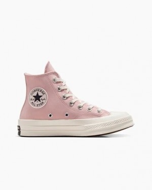 Grey / Pink Converse Chuck 70 Pearls & Studs Women Sneakers Canada | C-46781359