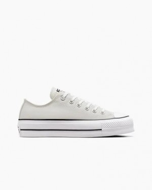 Grey / White / Black Converse Chuck Taylor All Star Lift Platform Women Canvas Shoes Canada | C-47891329