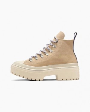 Light Brown Converse Chuck Taylor All Star Lugged Heel Waterproof Platform Women Boots Canada | C-56297309