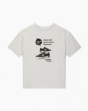 Light Grey Converse Converse x thisisneverthat Grid Men T Shirts Canada | C-80169549