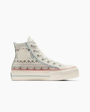 Multicolor Converse Chuck Taylor All Star Lift Day Of The Dead Men Platform Shoes Canada | C-78961539