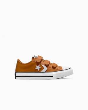 Multicolor Converse Star Player 76 Leather Kids' Sneakers Canada | C-49502179