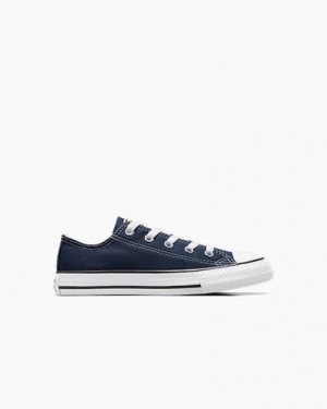 Navy Converse Chuck Taylor All Star Classic Kids' Sneakers Canada | C-71532099