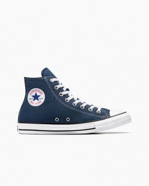 Navy Converse Chuck Taylor All Star Men Canvas Shoes Canada | C-12703899