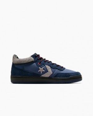 Navy / Black Converse CONS Fastbreak Pro Suede & Cordura Men Boots Canada | C-25948679