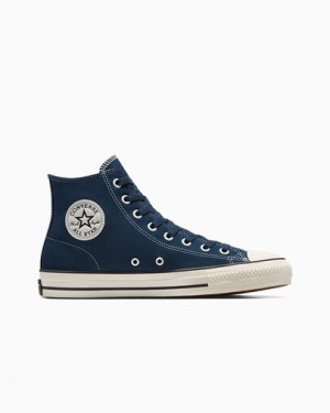 Navy / Black Converse Chuck Taylor All Star Pro Suede Women Skate Shoes Canada | C-82973019