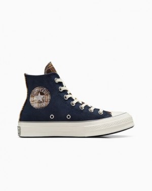 Navy / Grey Converse Chuck 70 Women Canvas Shoes Canada | C-14025389