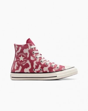 Pink Converse Chuck Taylor All Star Leopard Remix Women Sneakers Canada | C-86350749
